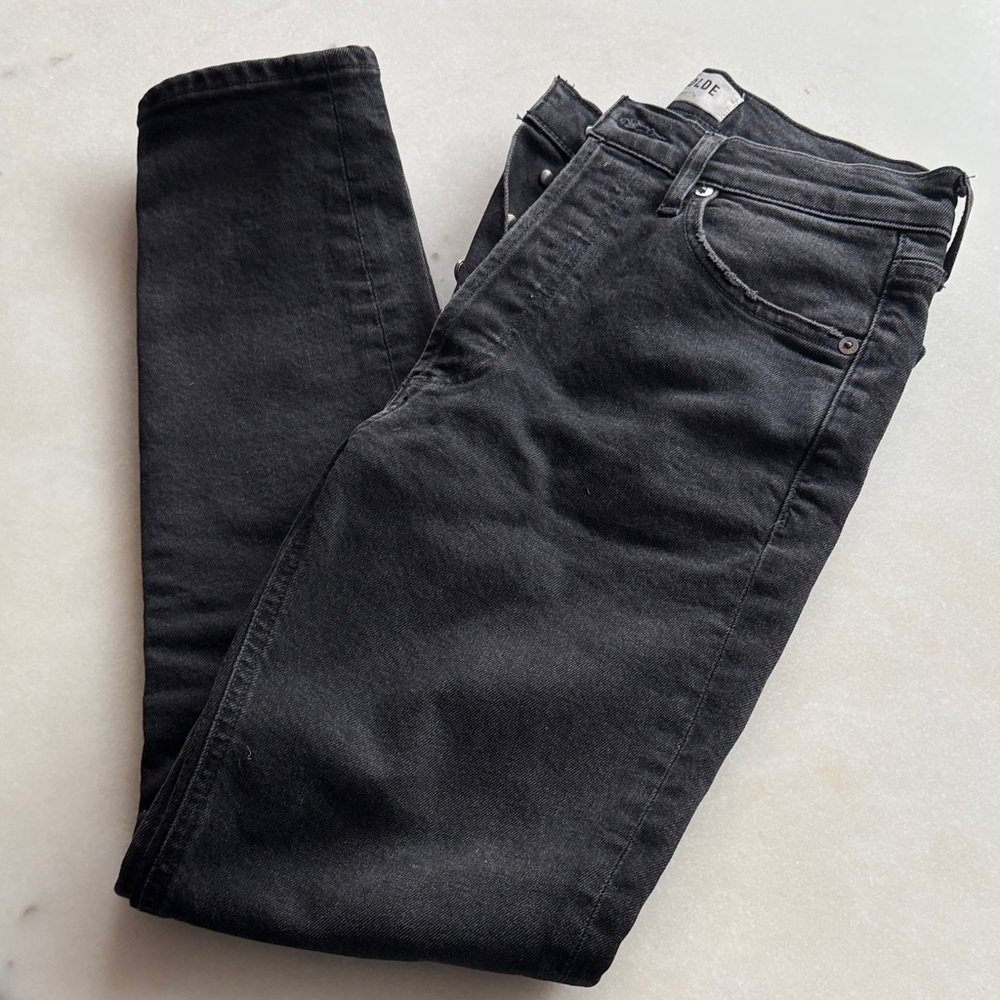 Agolde Women's Black Skinny Jeans